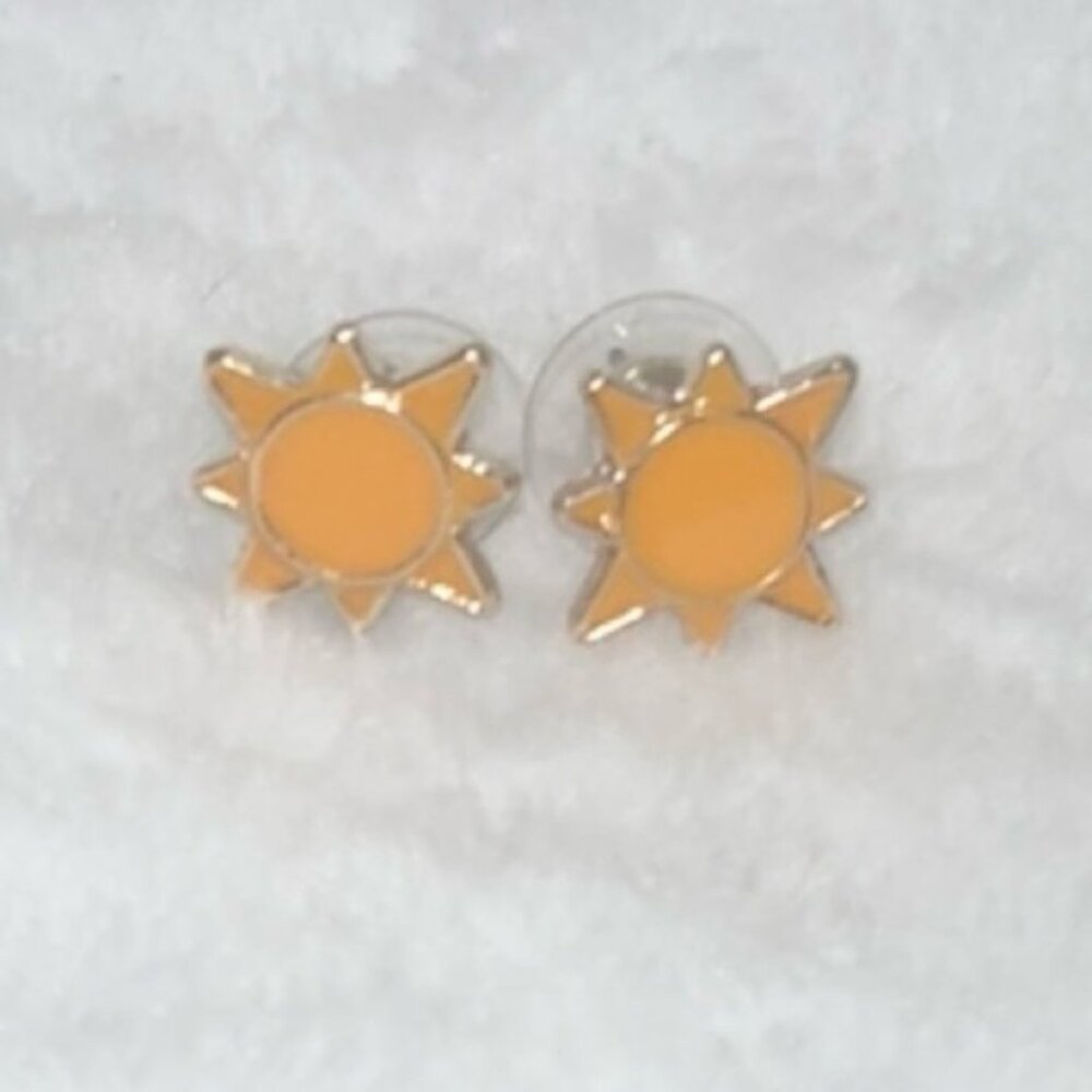 Sun Stud Tiny Earrings Celestial - image 1